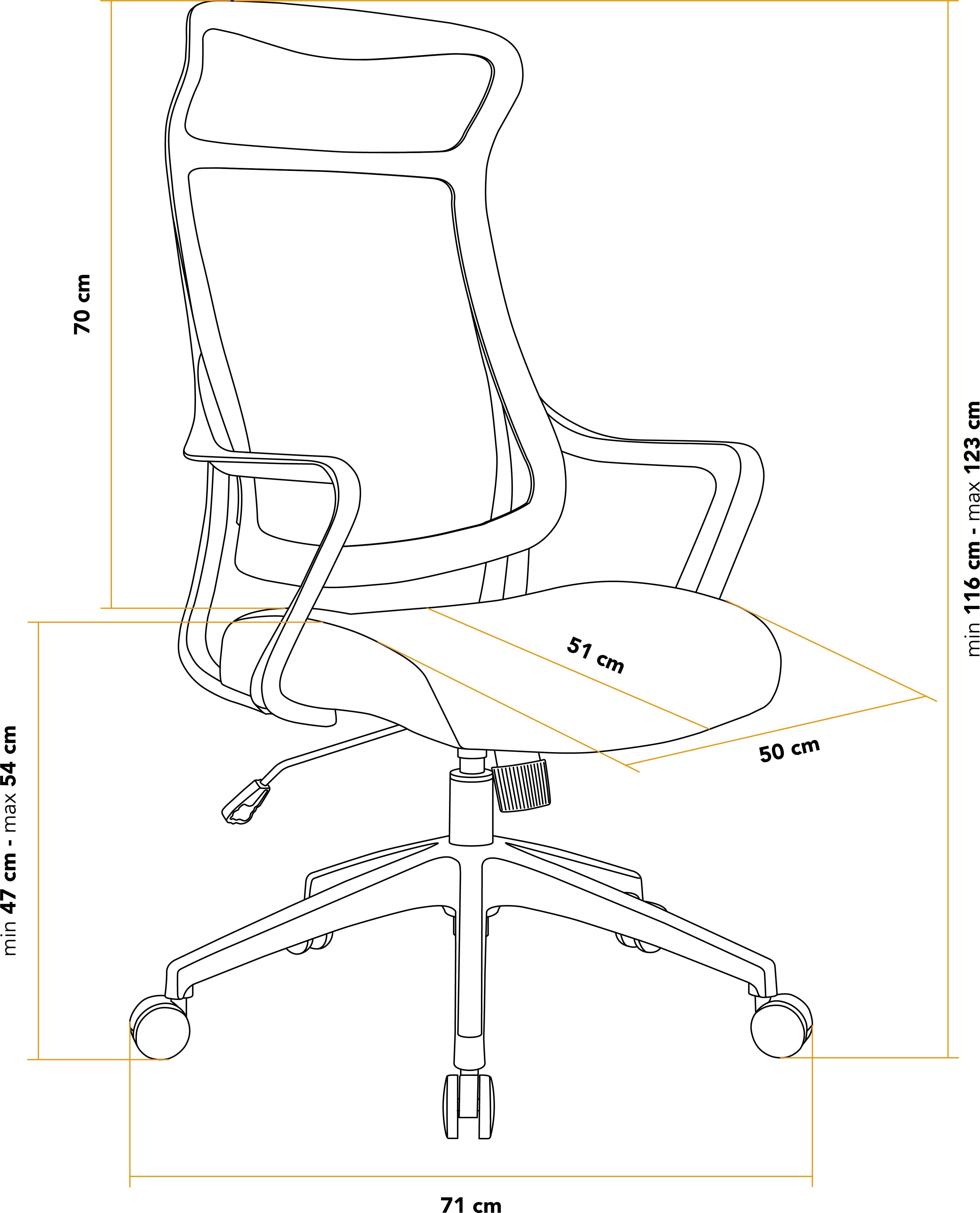 AlzaErgo Chair Dune 2 irodaszék, fekete