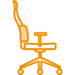 AlzaErgo Chair Wave 1 Mesh irodaszék, fekete