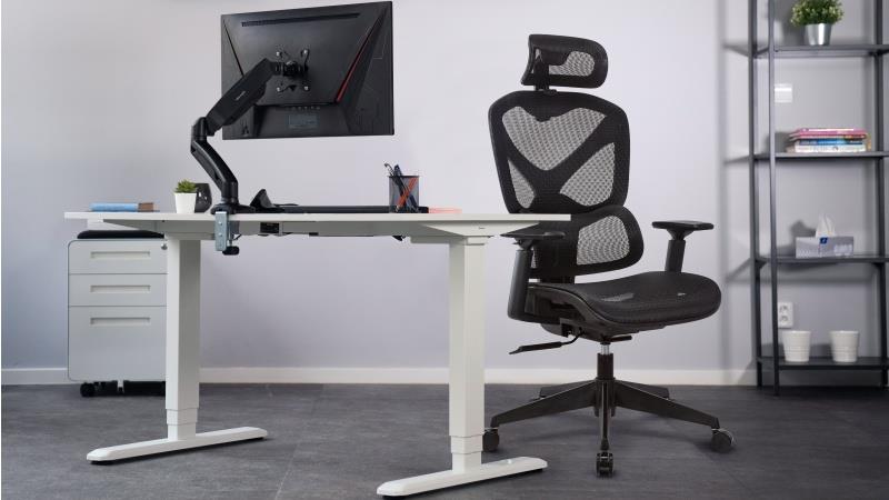AlzaErgo Chair Wave 1 irodai szék, fekete