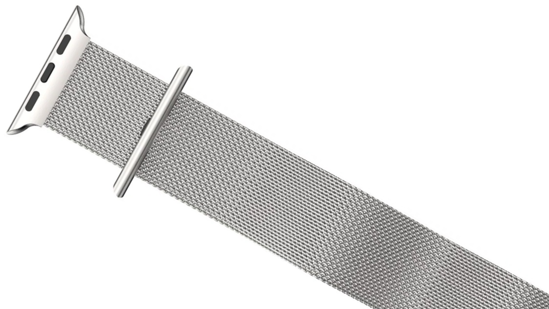Eternico Elegance Milanese pro Apple Watch 38 / 40 / 41mm Silver szíj