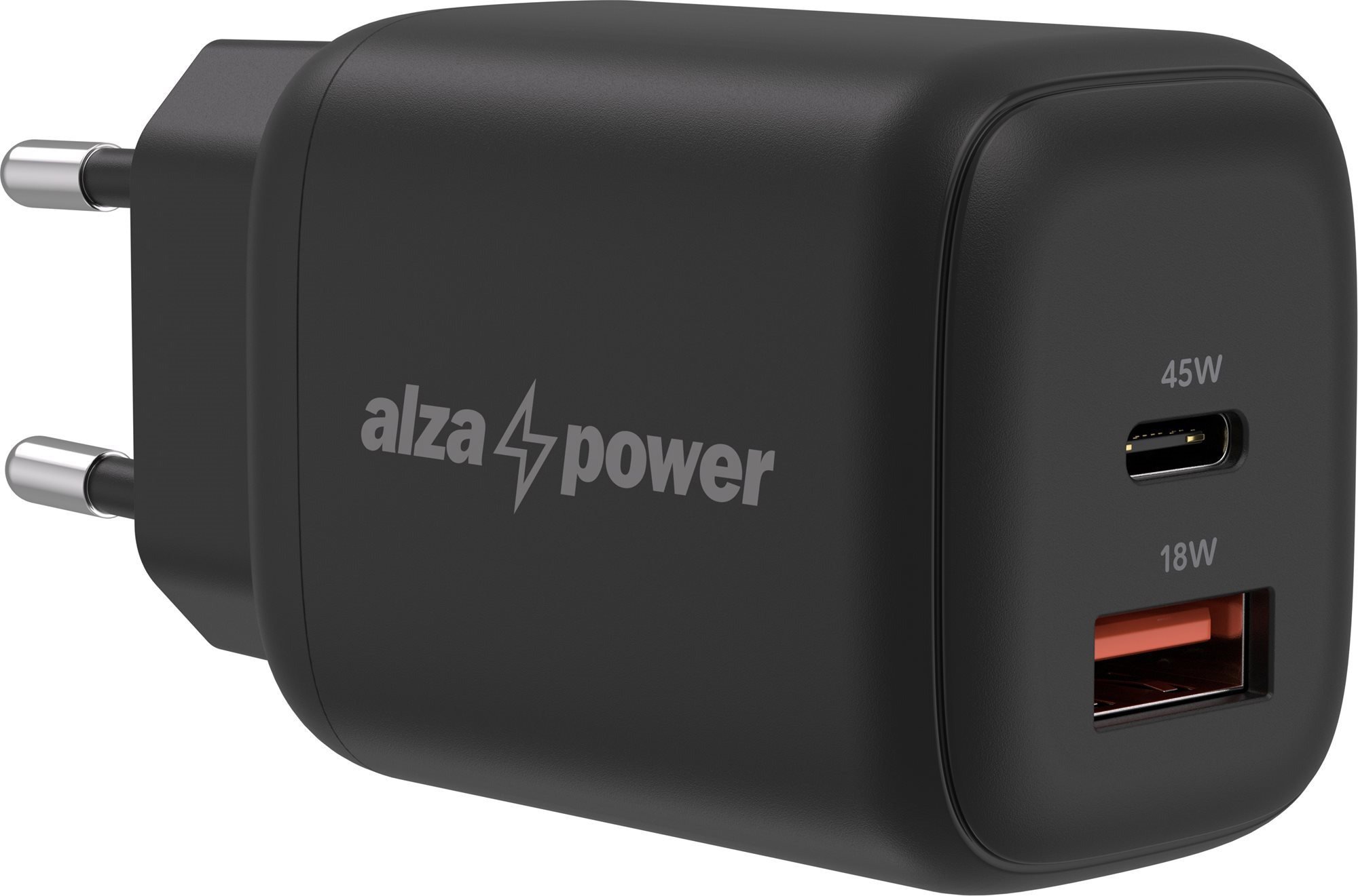 AlzaPower Apex G630 45W töltő adapter, fekete