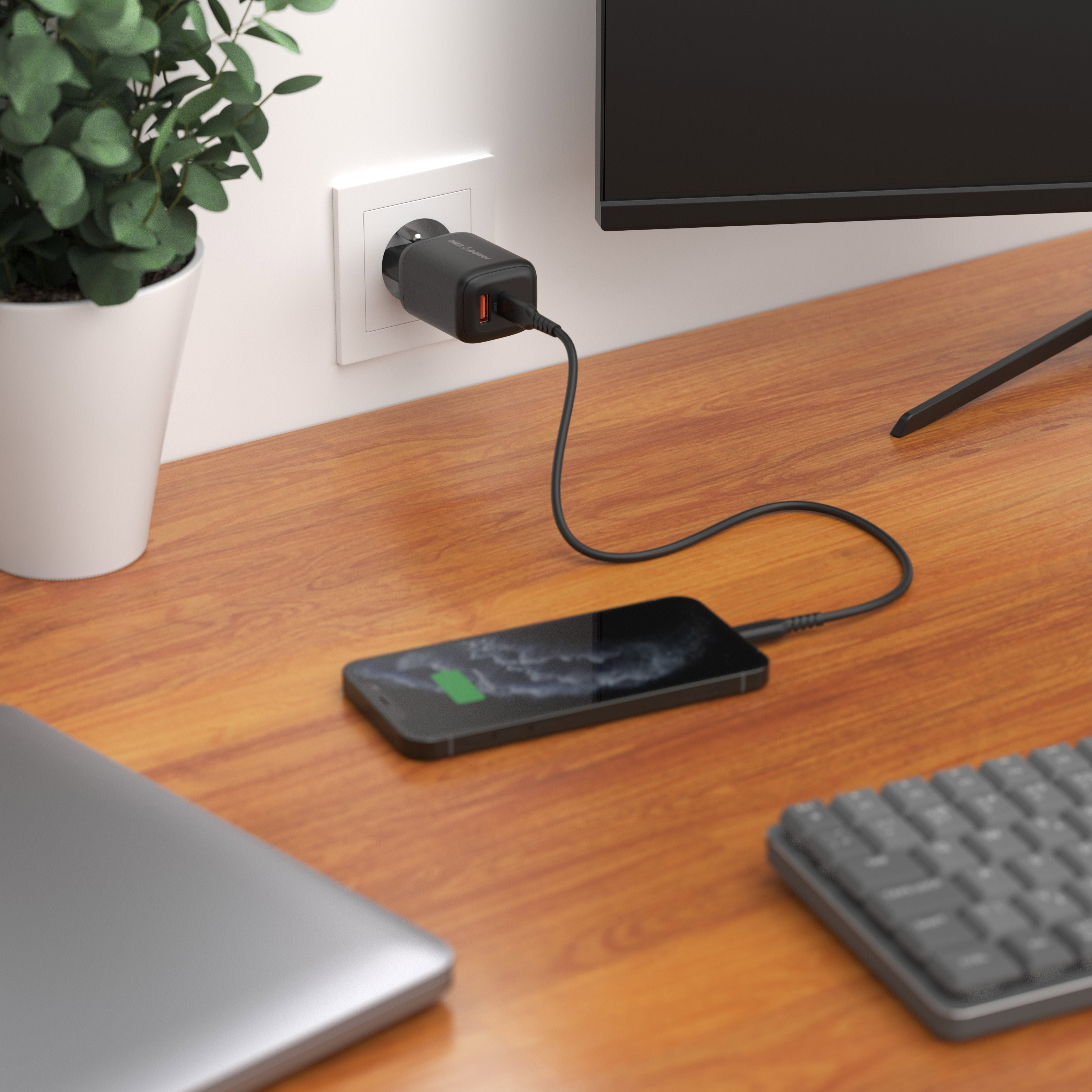 AlzaPower Apex G630 45W töltő adapter, fekete