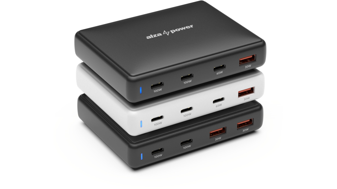 AlzaPower Ultimate X680 Schnellladegerät 100W weiß