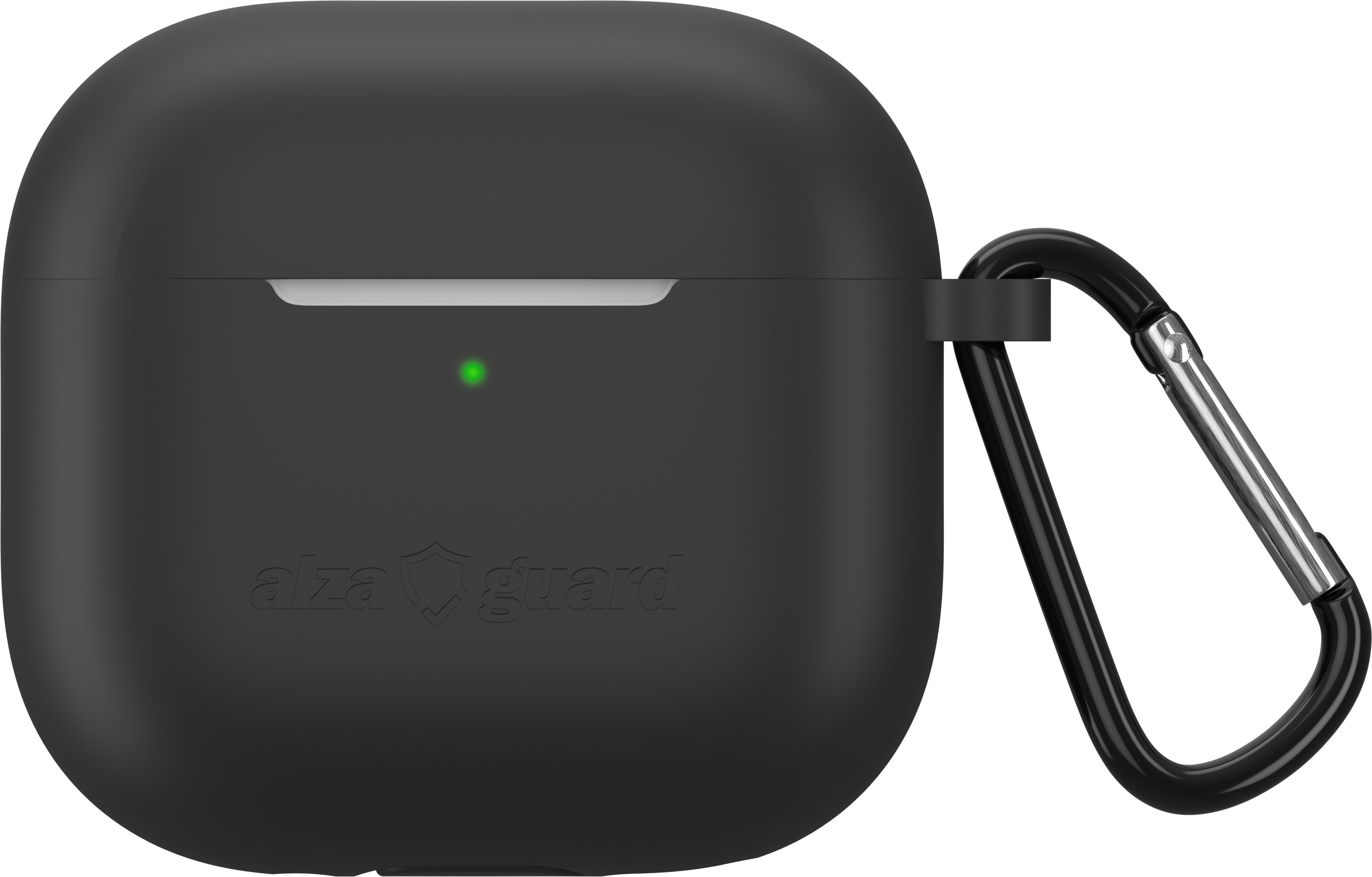 AlzaGuard Skinny Silicone Case Airpods 4 fekete tok