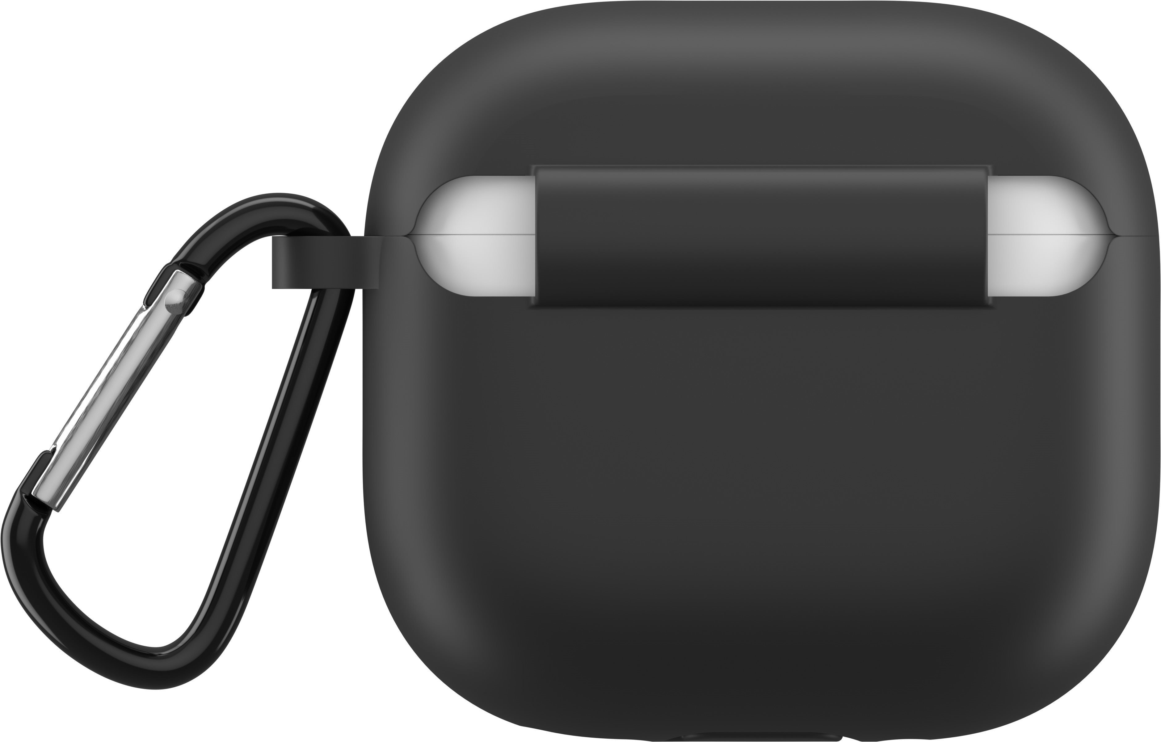 AlzaGuard Skinny Silicone Case Airpods 4 fekete tok