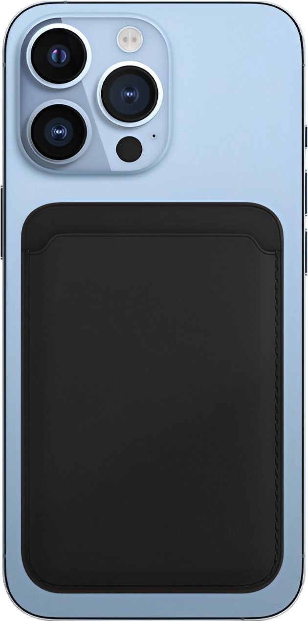 AlzaGuard Genuine Leather Wallet Compatible with Magsafe pénztárca
