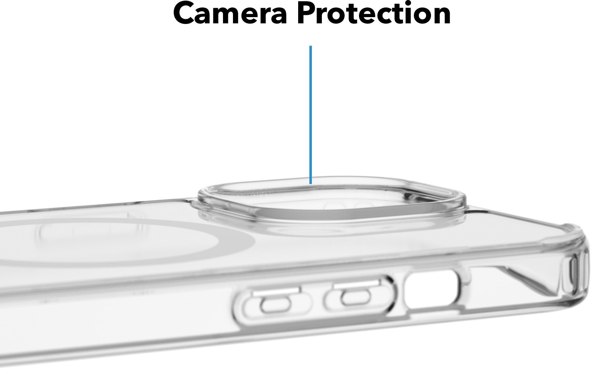 AlzaGuard Luxe Detach Lanyard Case Compatible with MagSafe for iPhone 15 fekete tok