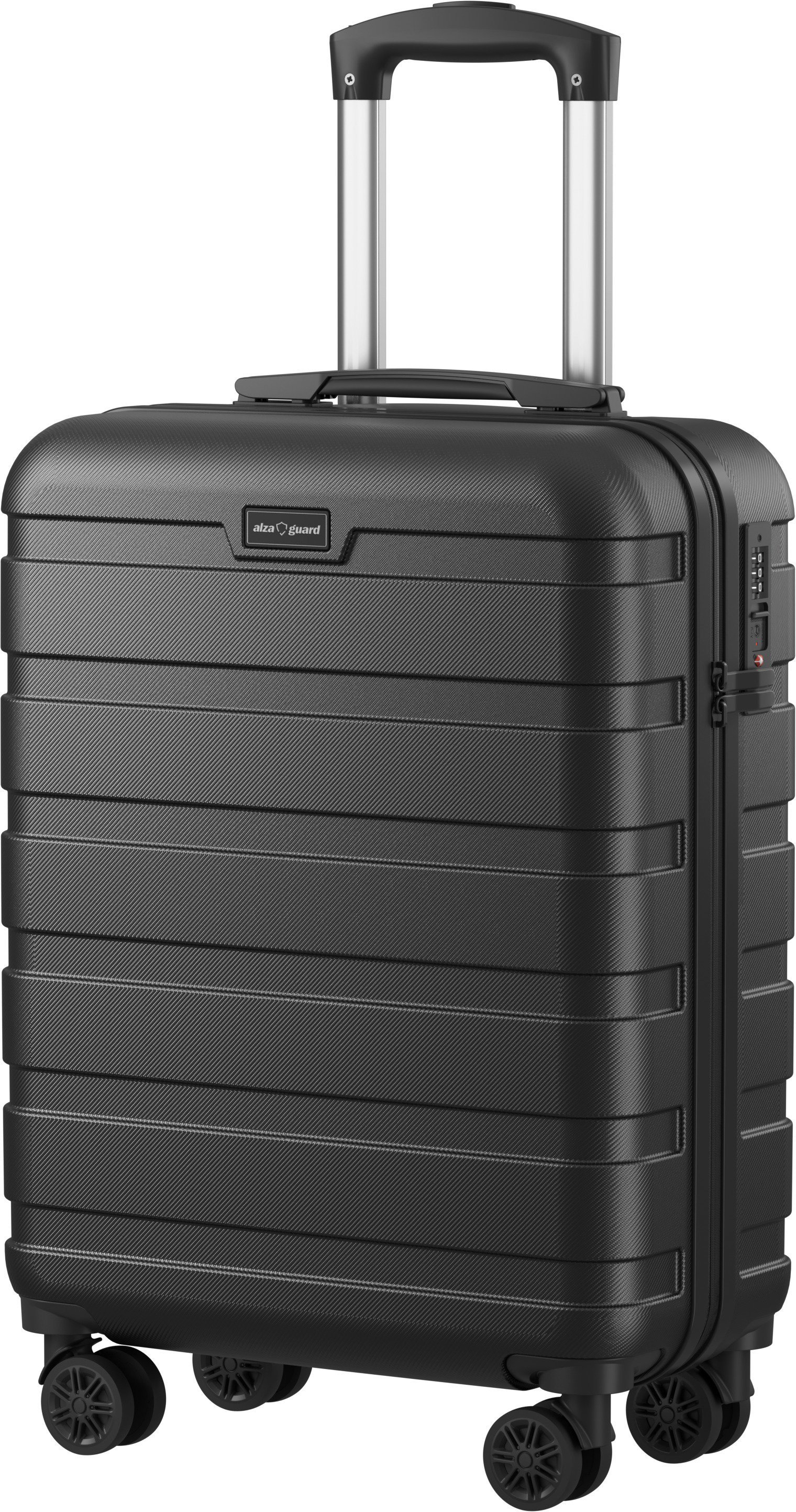 Bőrönd AlzaGuard Traveler Suitcase 2025 bőrönd, S - fekete