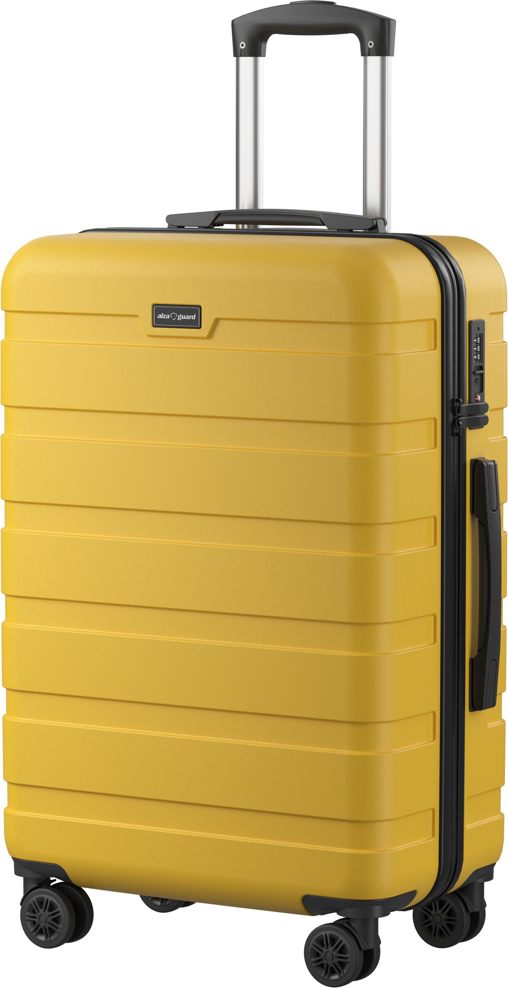 AlzaGuard Traveler Suitcase, M méret - sárga