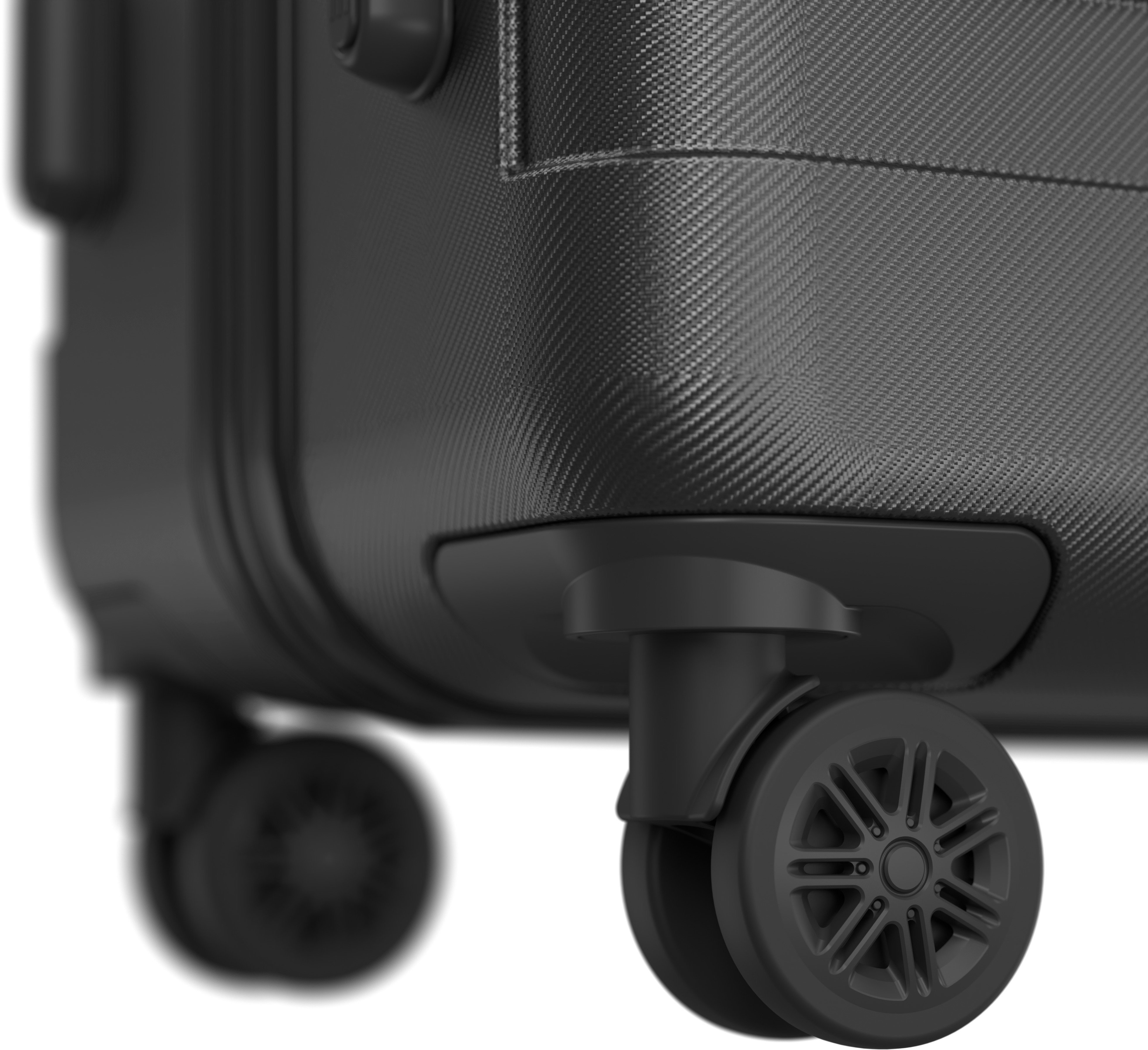 AlzaGuard Traveler Suitcase 2025 bőrönd, L - fekete