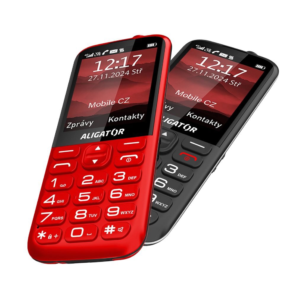 Aligator A930 GPS 4G Senior mobiltelefon