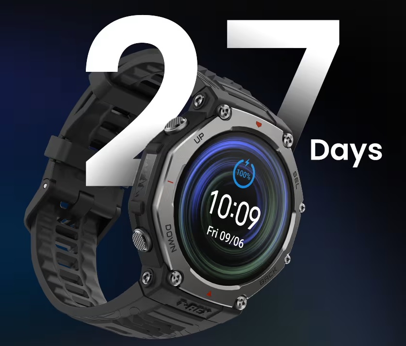 Amazfit T-Rex 3 Onyx okosóra