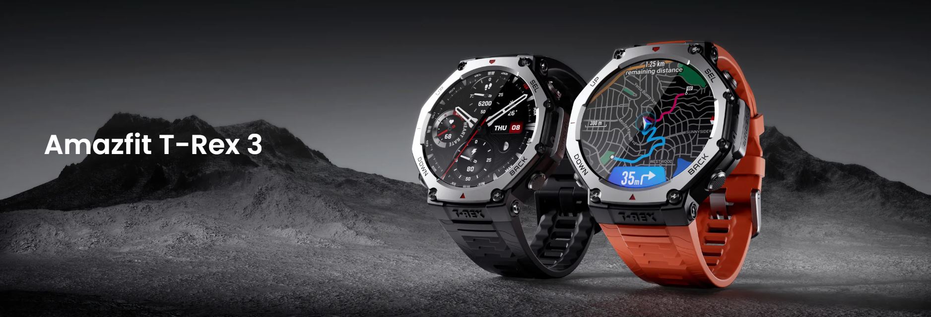 Amazfit T-Rex 3 Onyx okosóra