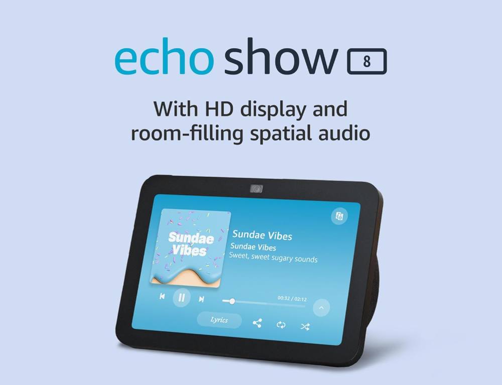 Amazon Echo Show 8 (3rd gen) hangasszisztens