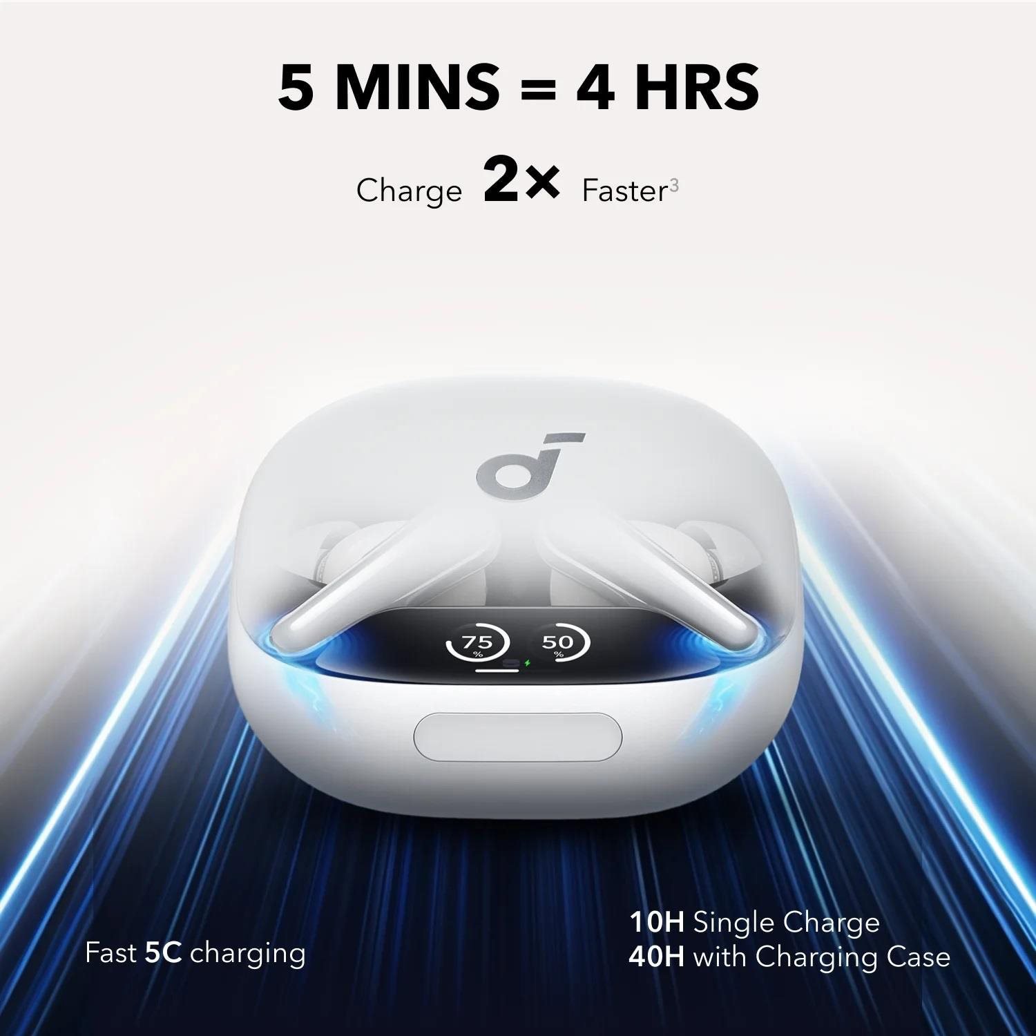 soundcore Liberty 4 Pro White vezeték nélküli fülhallgató
