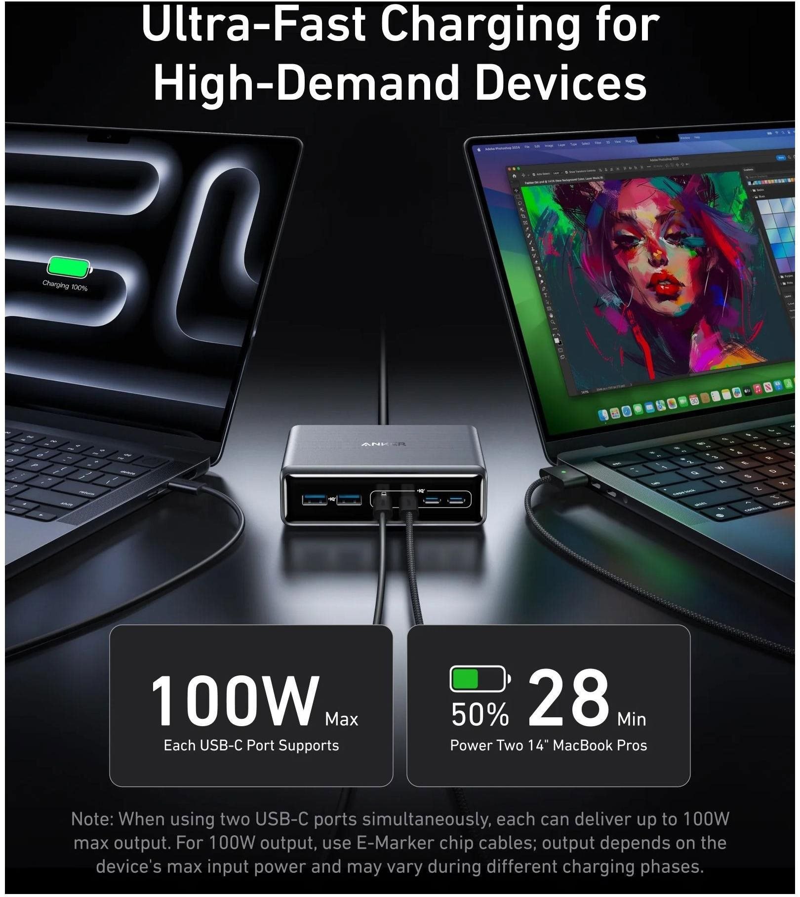 Anker Prime Charger 200W MacBook töltő