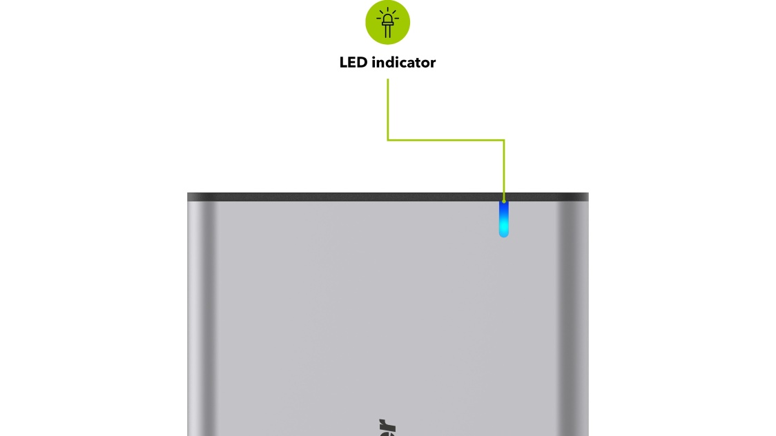 AlzaPower 2.5" USB 3.2 Gen 1 USB-C Hard Drive Enclosure külső merevlemez ház - fekete