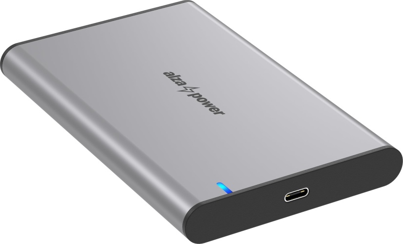 AlzaPower 2.5" USB 3.2 Gen 1 USB-C Hard Drive Enclosure külső merevlemez ház - fekete