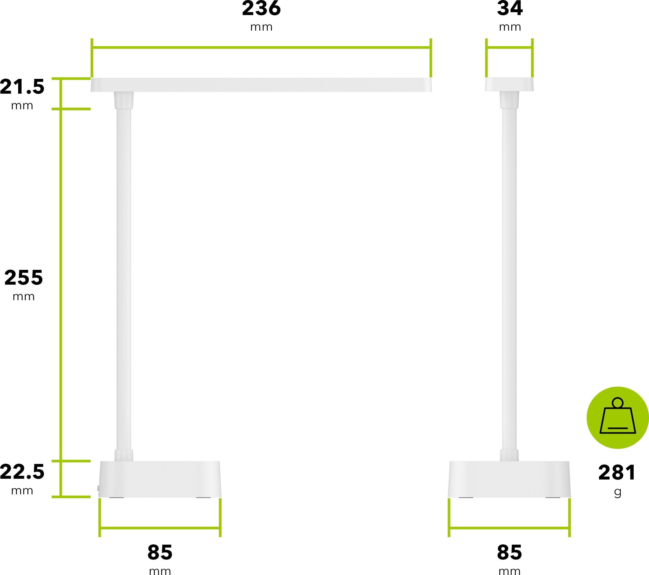AlzaPower LLT-52WDW LED Table Lamp 2W asztali lámpa