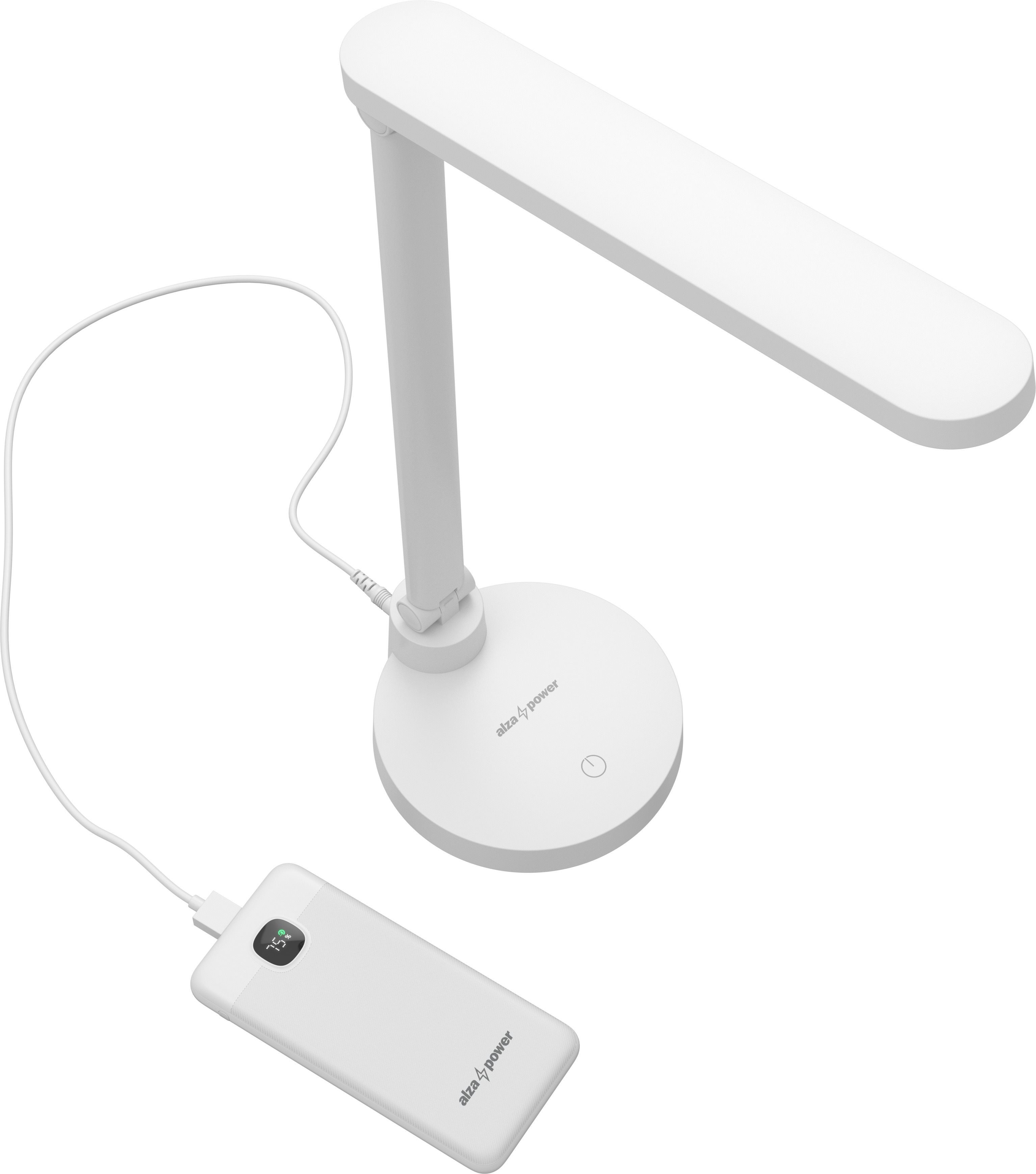 AlzaPower LLT-61WDW LED Table Lamp 3W asztali lámpa, fehér