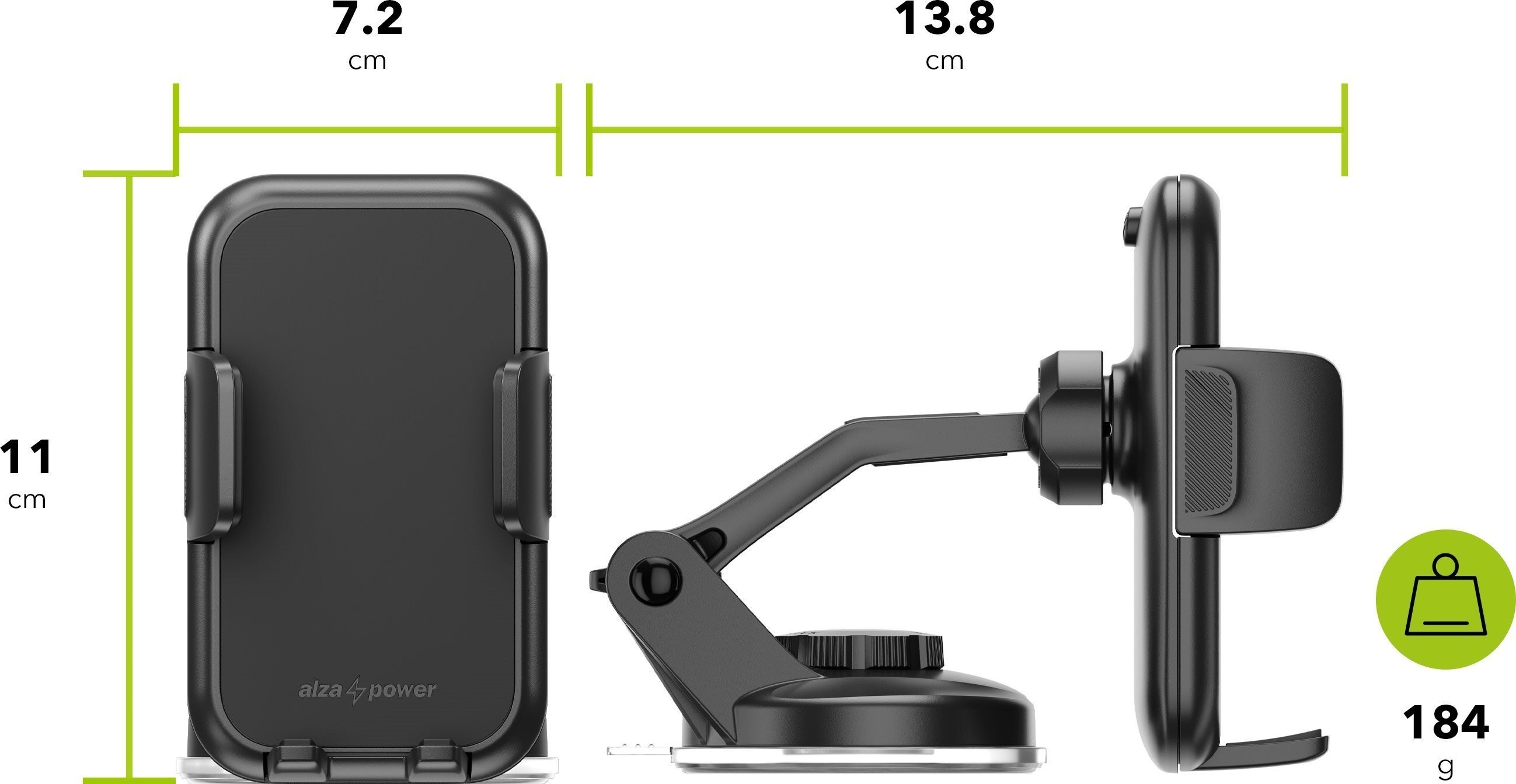 AlzaPower Holder ACS200 mobiltelefon tartó