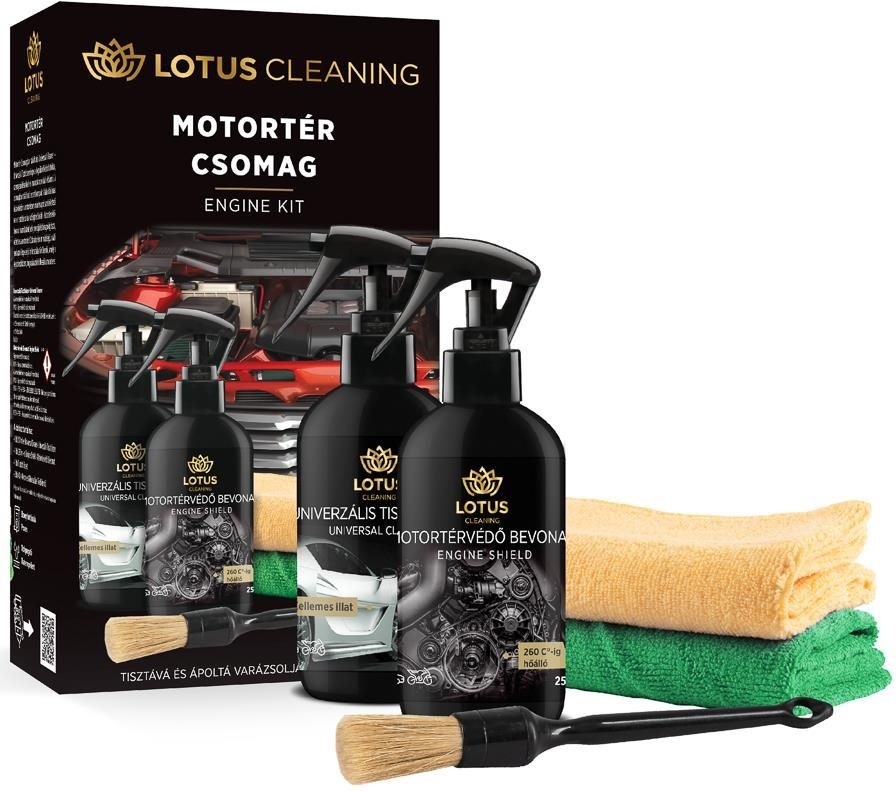 Lotus motortisztító készlet