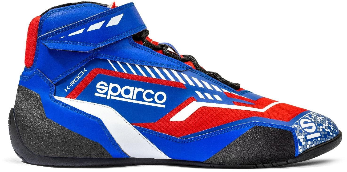 Sparco K-ROCK Gokart cipő, kék-piros, 43-as méret