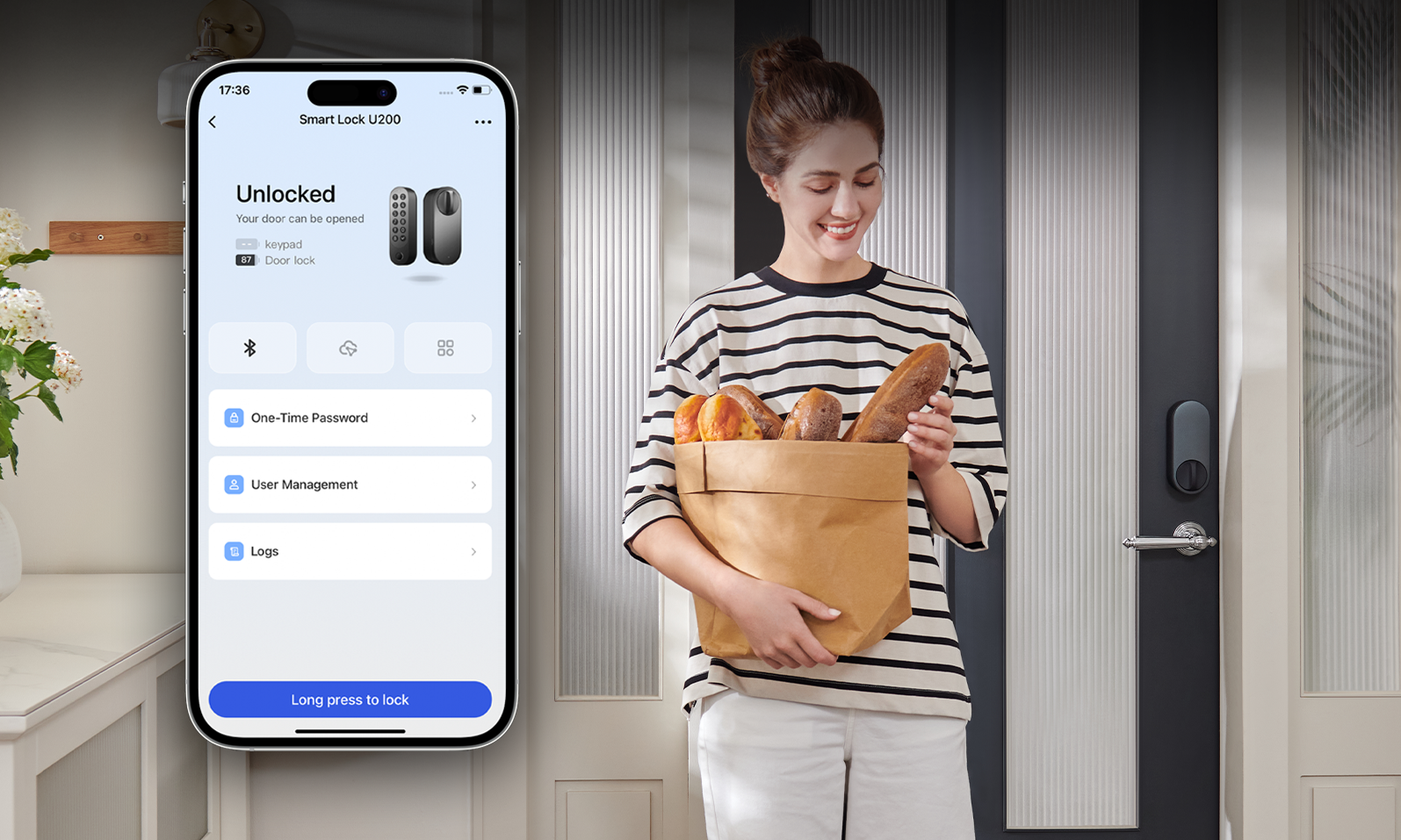 AQARA Smart Lock U200 Kit intelligens zár