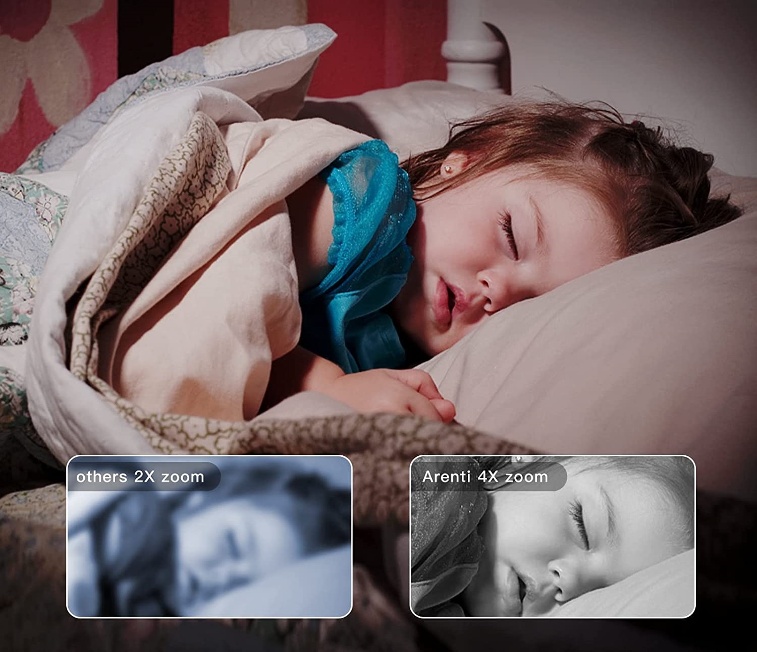 ARENTI 3MP/2K Wi-Fi Video Baby Monitor IP kamera