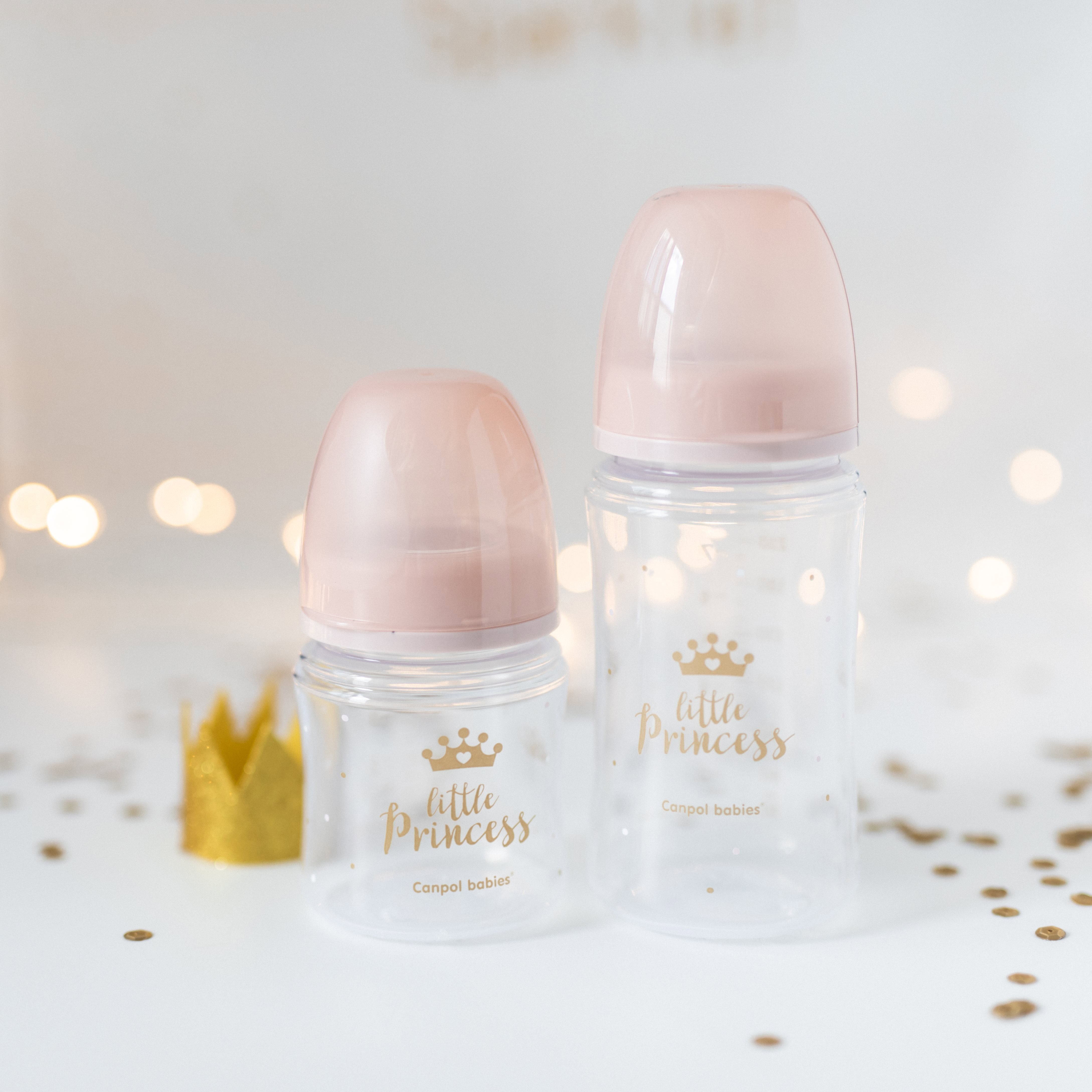 Canpol babies ROYAL BABY 240 ml rózsaszín