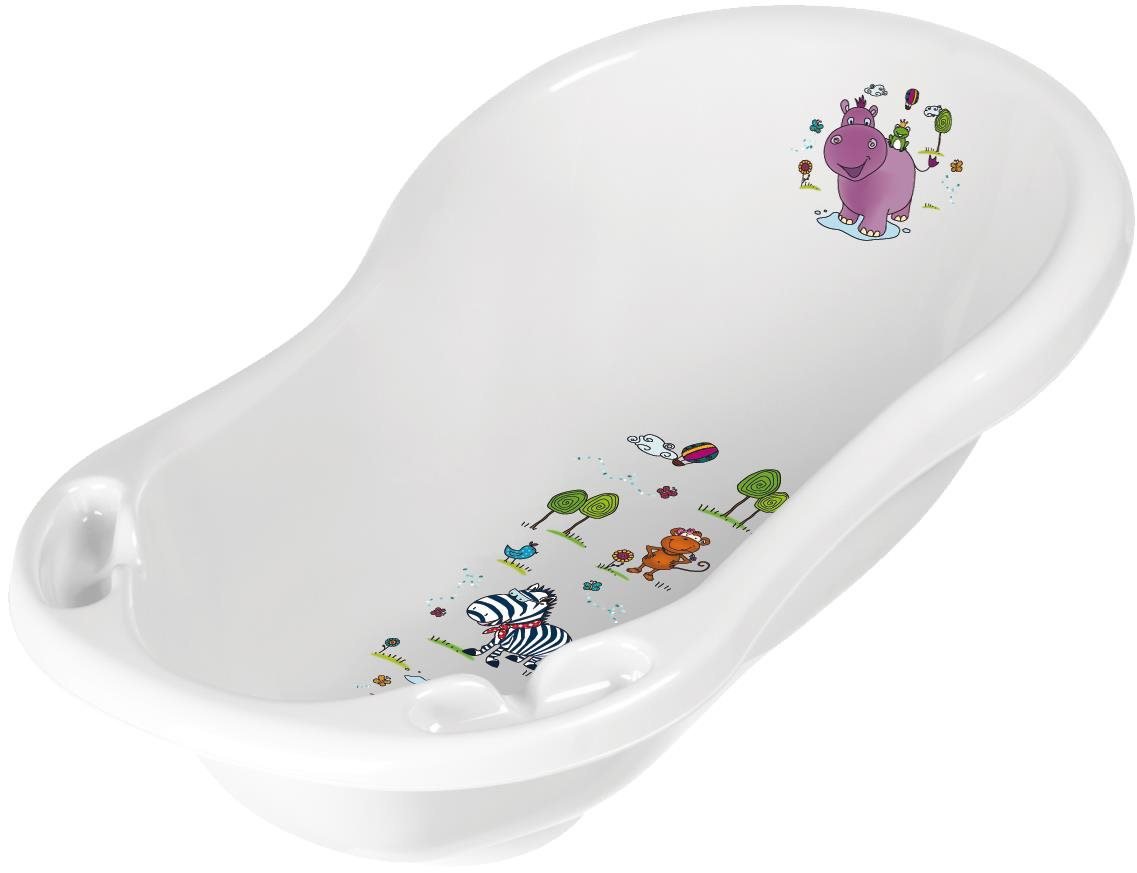 KEEEPER Gyerekfürdőkád 84 cm "Hippo" fehér
