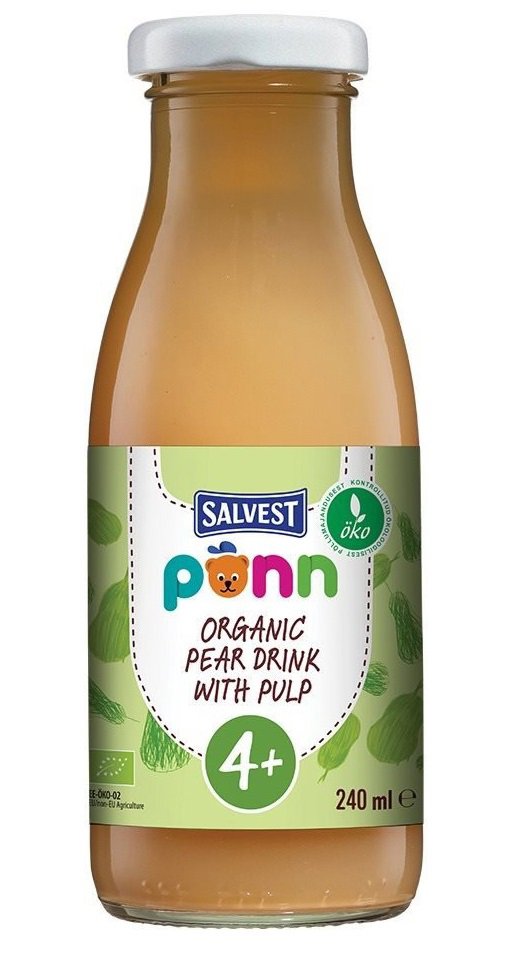 SALVEST Ponn BIO körtelé gyümölcshússal (240 ml)