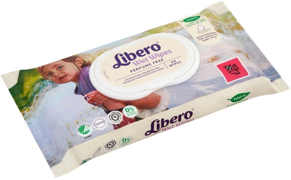 Libero Wet Wipes Premium 64 db popsitörlő