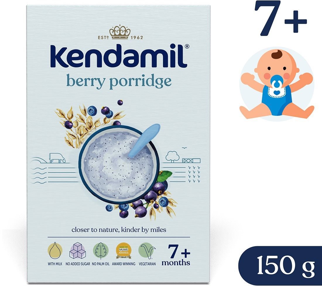 Kendamil tejes zabkása erdei gyümölcsökkel (150 g)