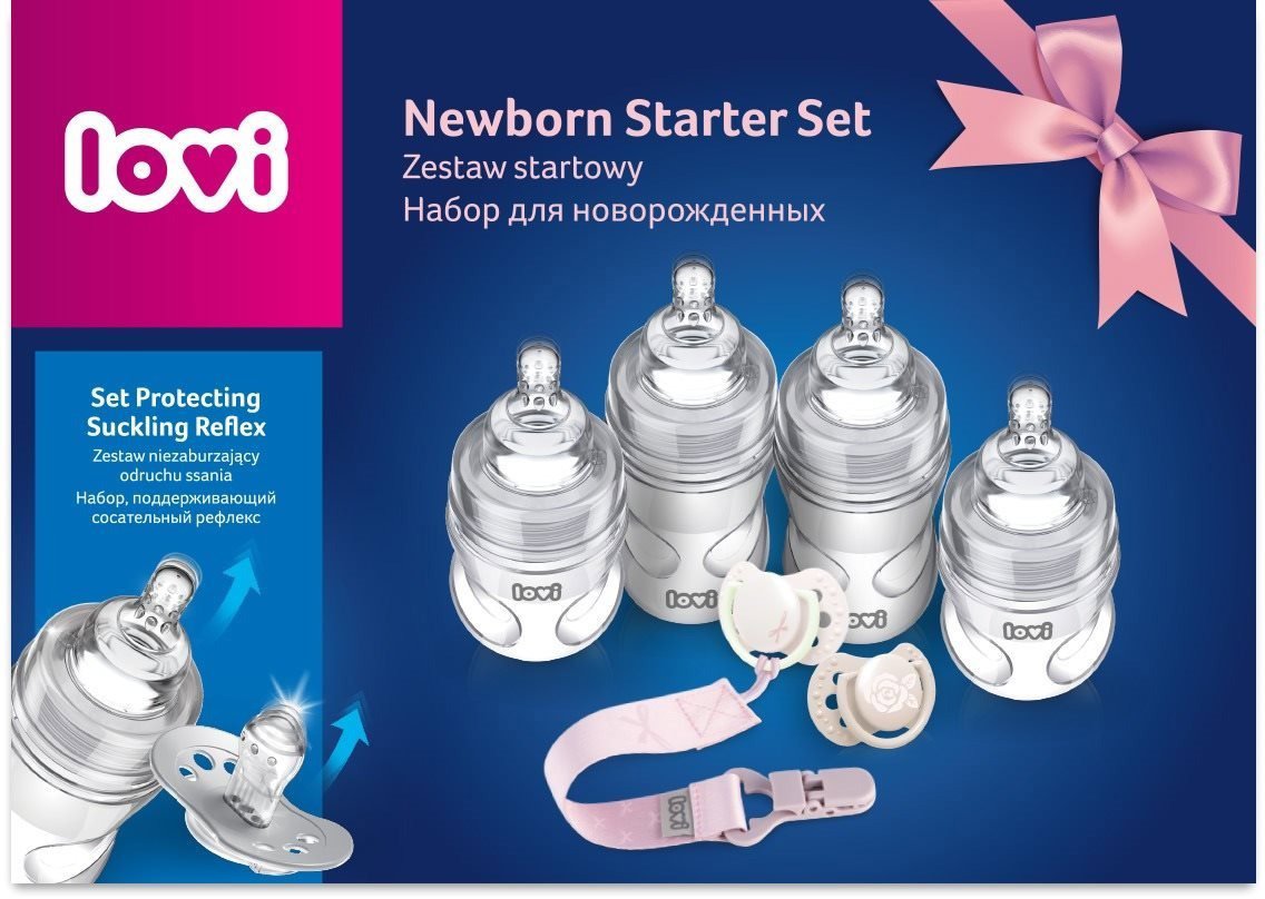 LOVI Baby Shower újszülött kezdőcsomag babáknak, kislány