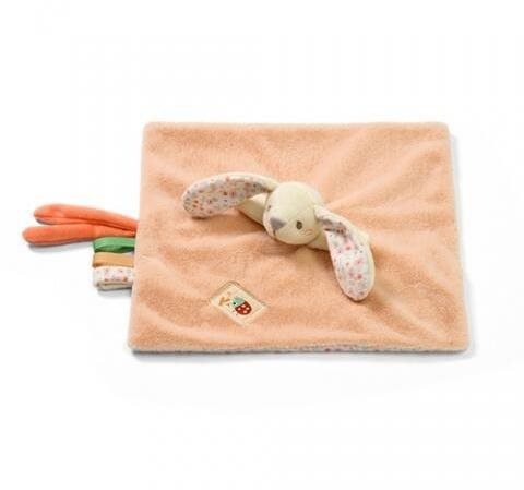 BabyOno alvókendő plüssjáték és takaró Baby Bunny
