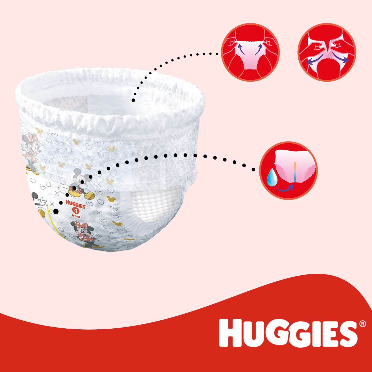 HUGGIES Little Movers Pants pelenkabugyik 4-es méret (36 db)