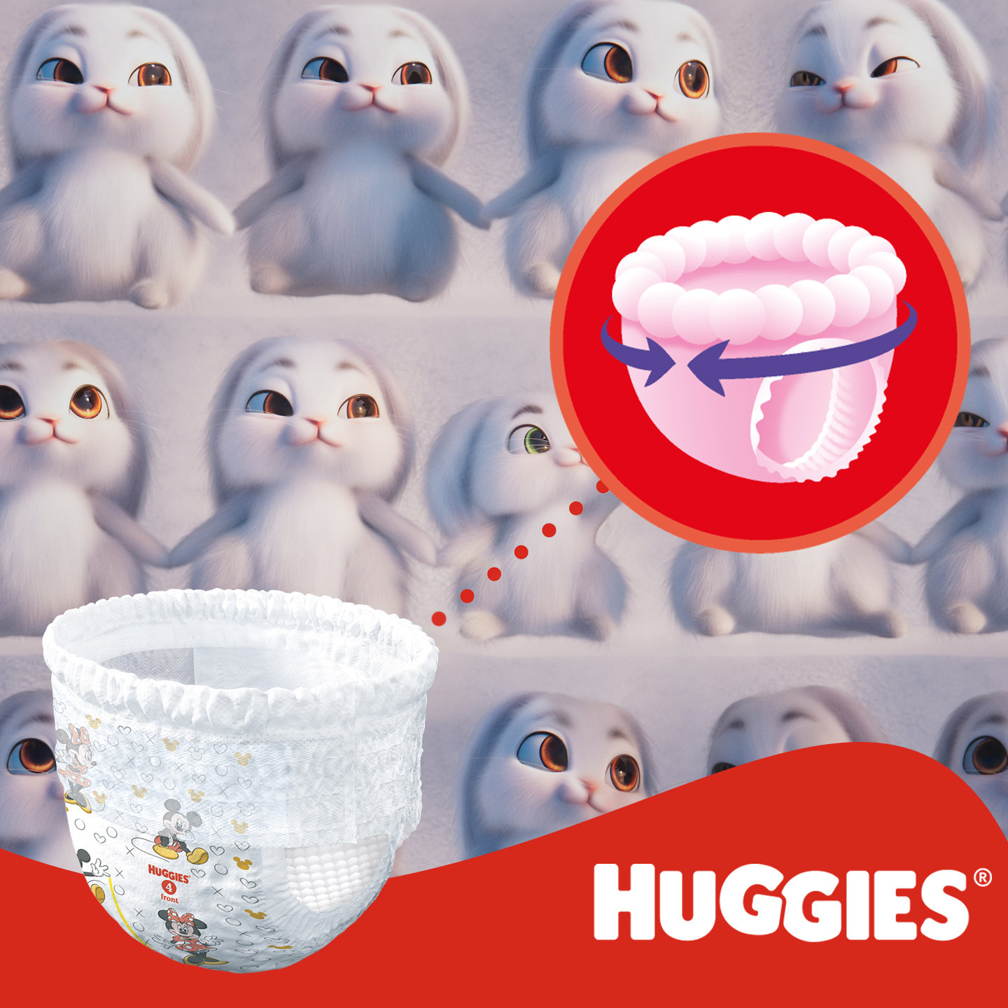 HUGGIES Little Movers Pants pelenkabugyik 4-es méret (36 db)