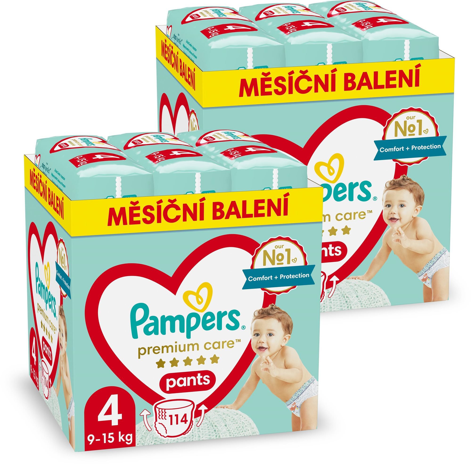 PAMPERS Premium Care Pants 4-es méret (228 db)