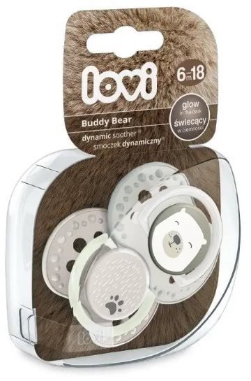 BABY8881 LOVI Cumi BUDDY BEAR 6-18 hó, 2 db