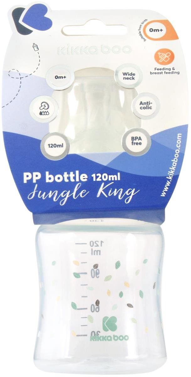 KikkaBoo cumisüveg Jungle King 120 ml Mint