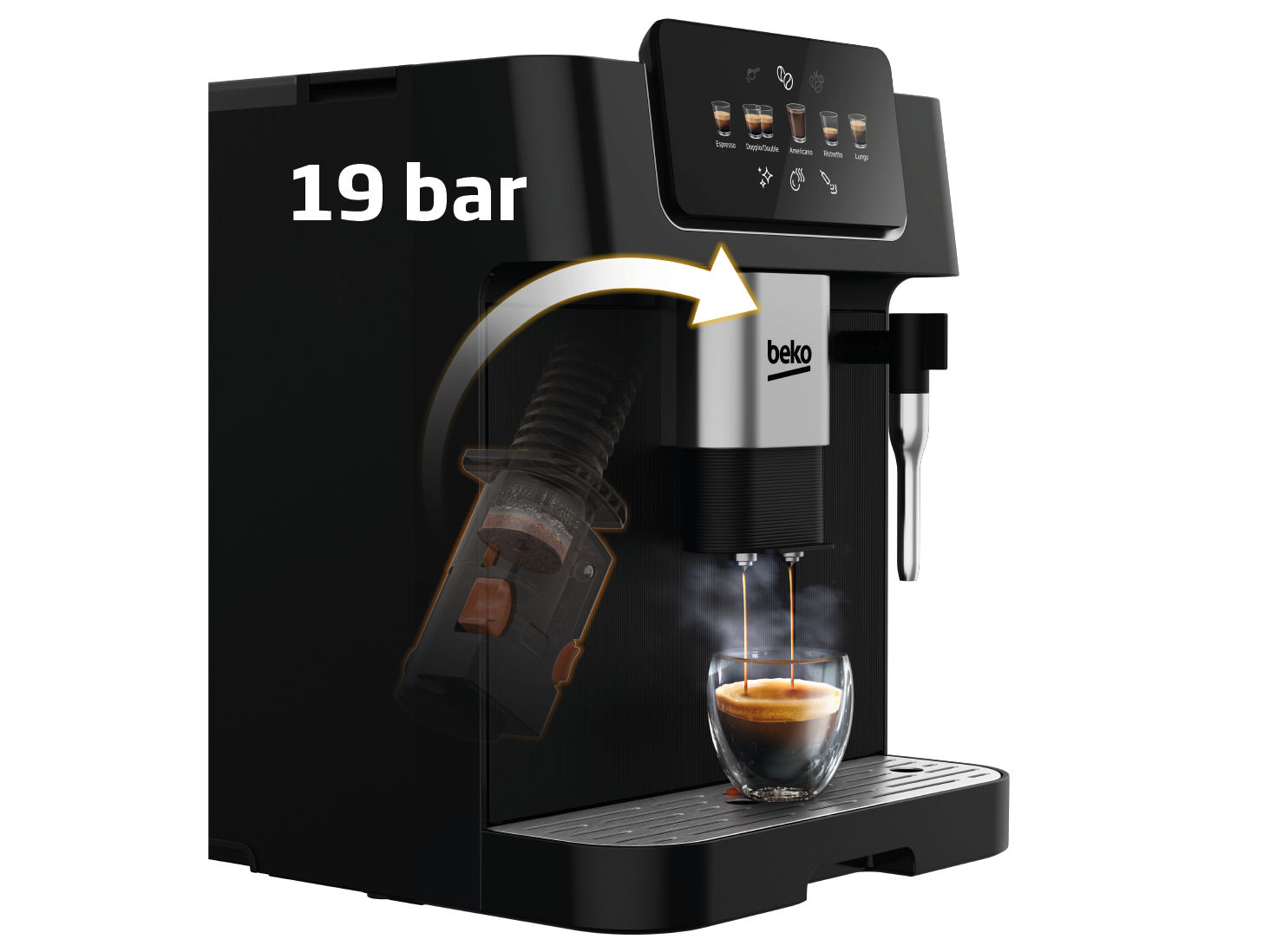 BEKO Caffé Experto CEG 7302 B automata kávéfőző