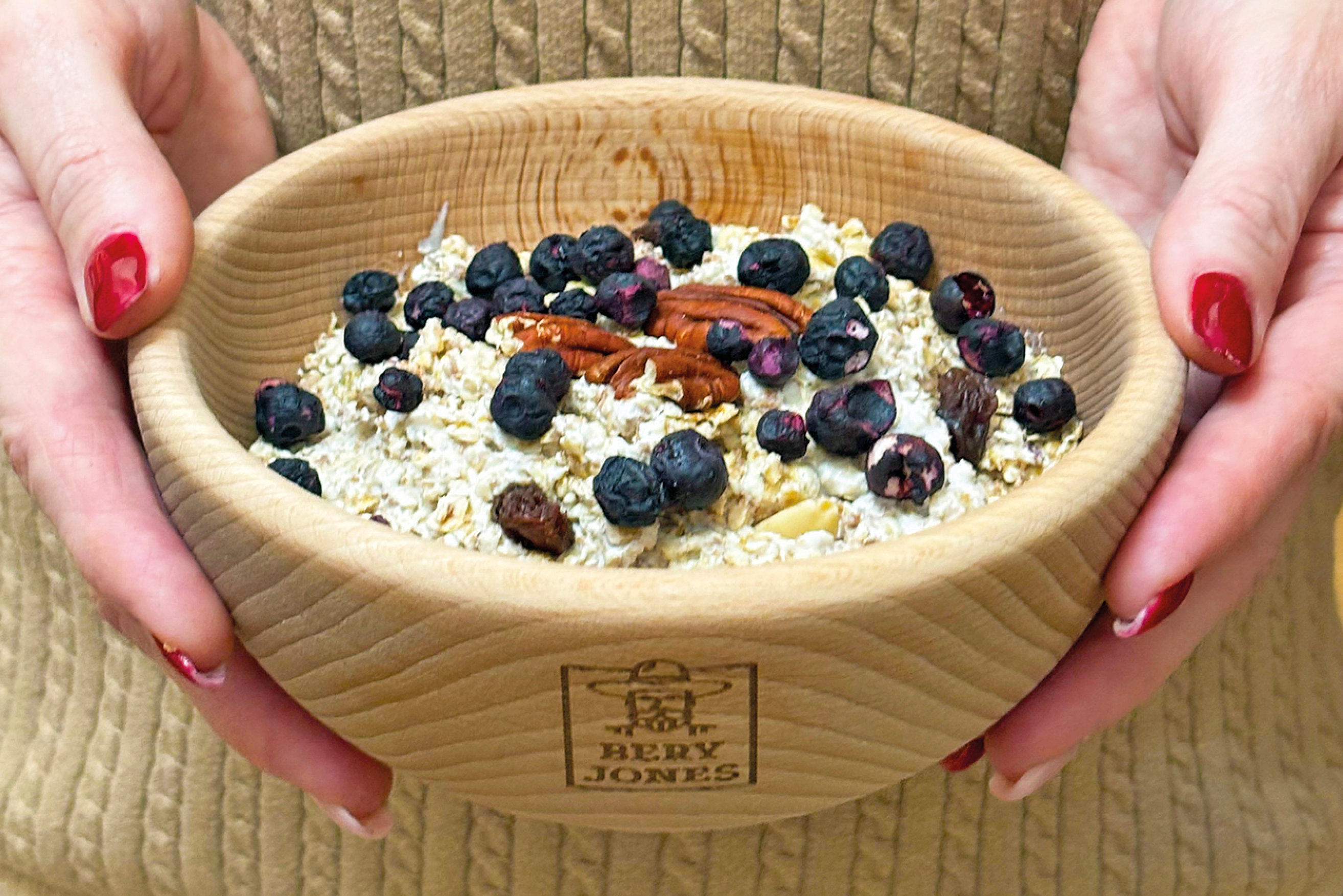 Bery Jones Bükkből készült snack és tálaló tál 16 cm