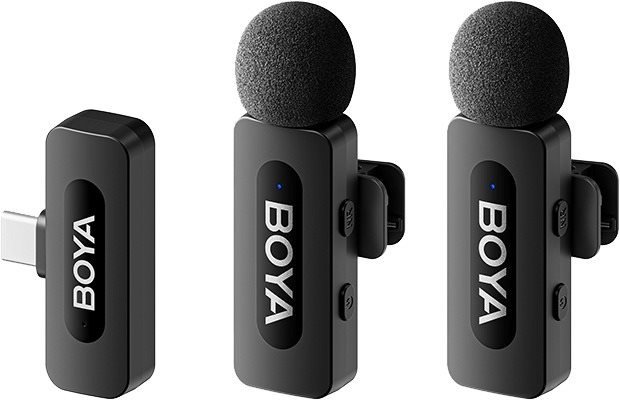 Boya BY-V20 V2.0 mikrofon Android USB-C okostelefonokhoz és tabletekhez