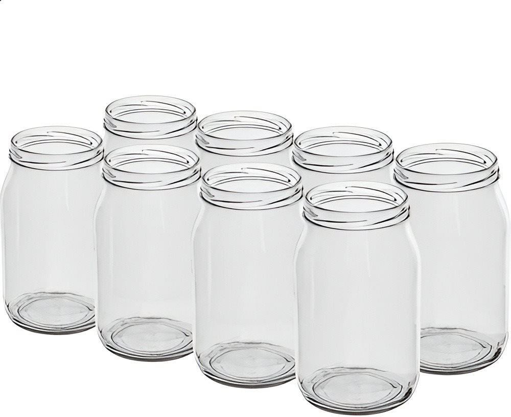 BROWIN csavaros üveg készlet befőzéshez 900 ml fedő nélkül 82, 8 db