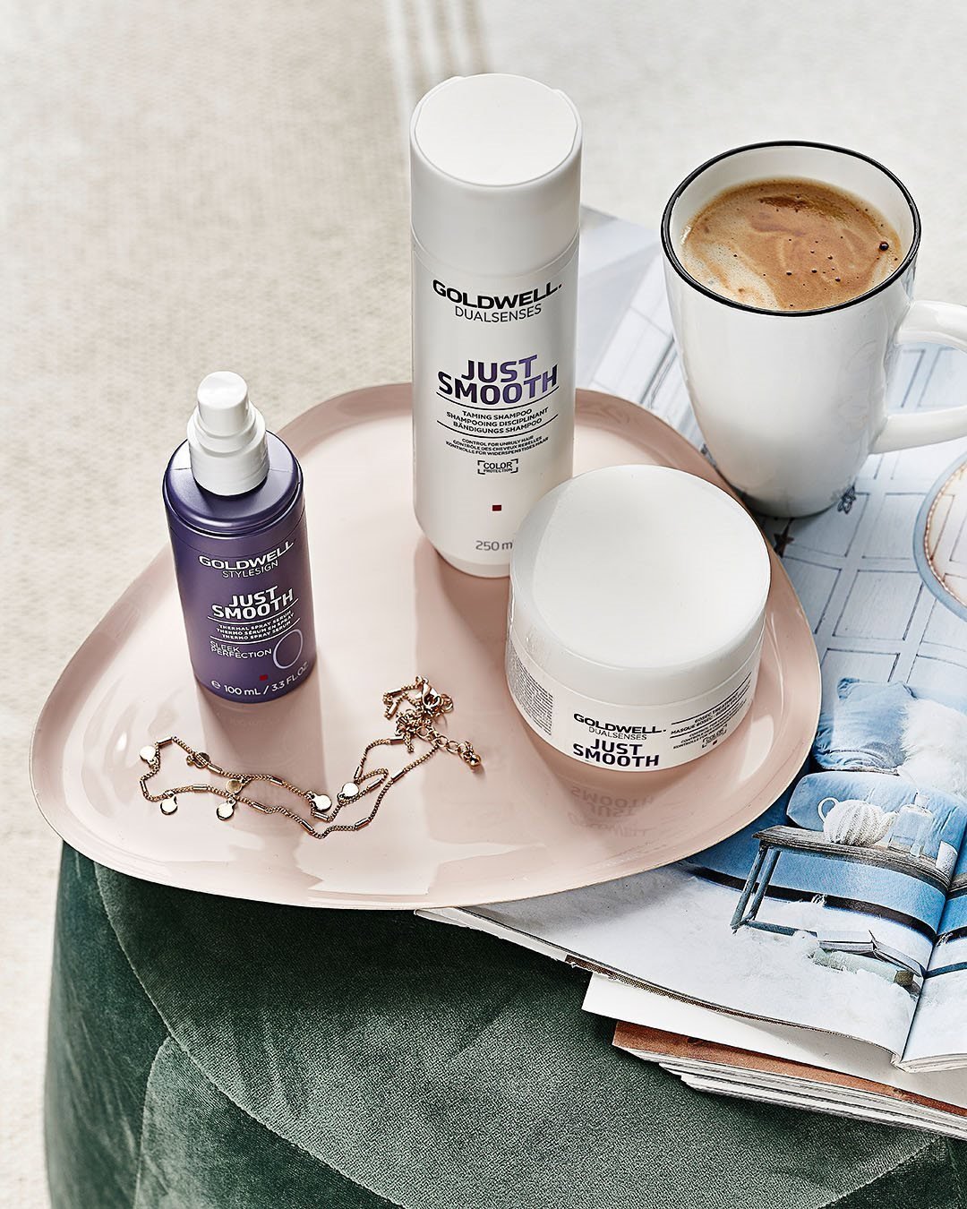 GOLDWELL Dualsenses Just Smooth Szelídítő kondicionáló