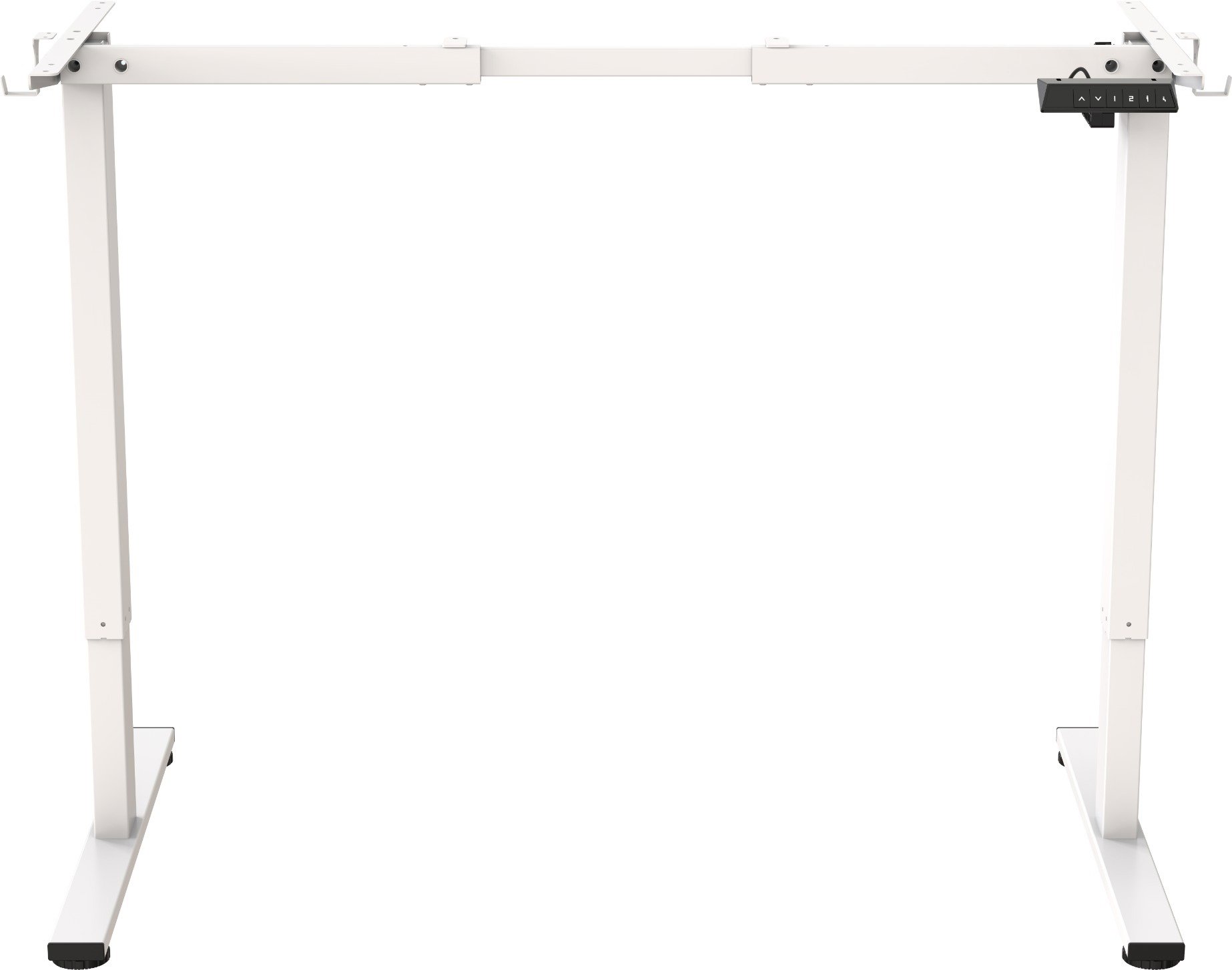 AlzaErgo Table ET2 Core állítható magasságú asztal, fehér + asztallap, 140 × 80 cm