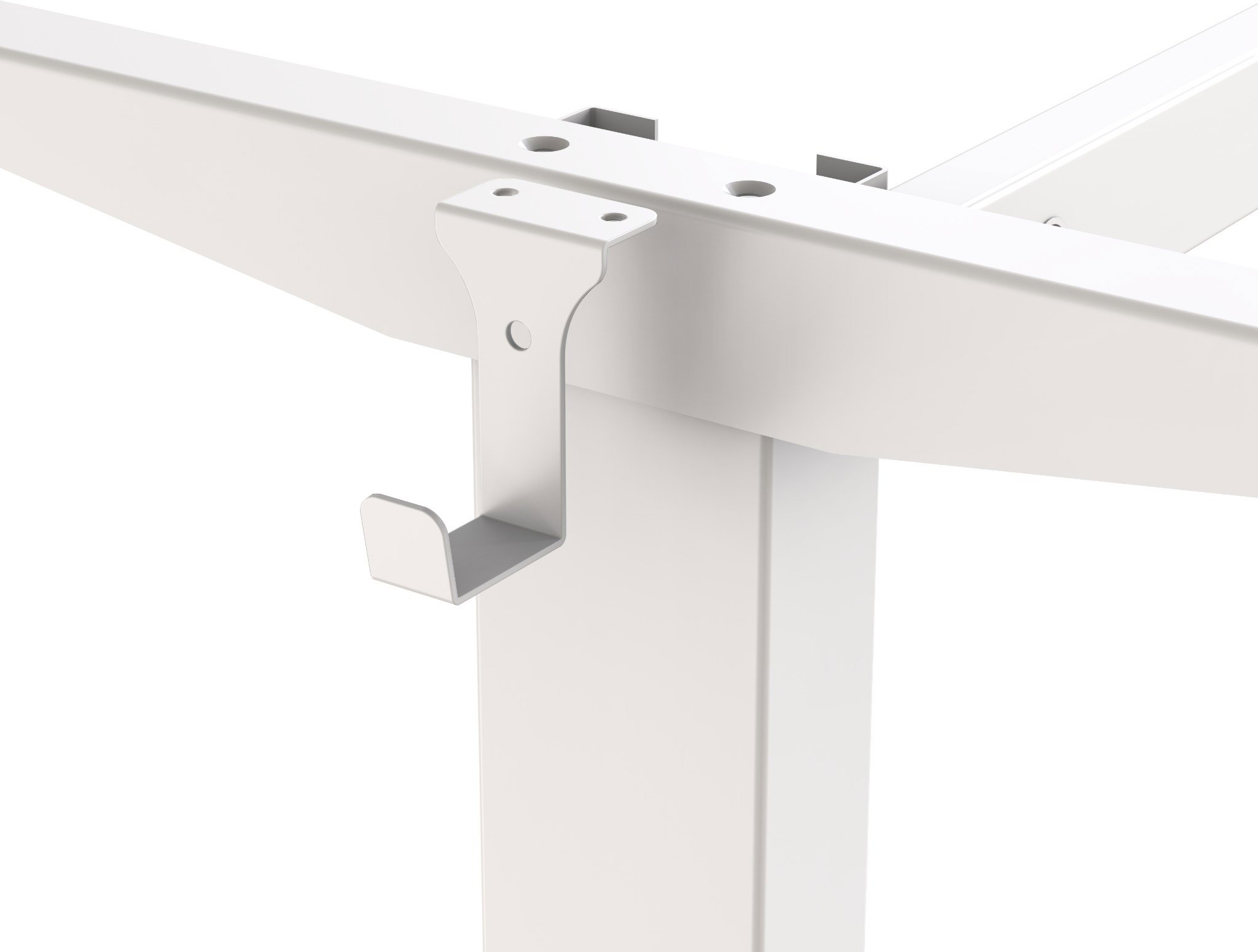 AlzaErgo Table ET2 Core állítható magasságú asztal, fehér + asztallap, 140 × 80 cm