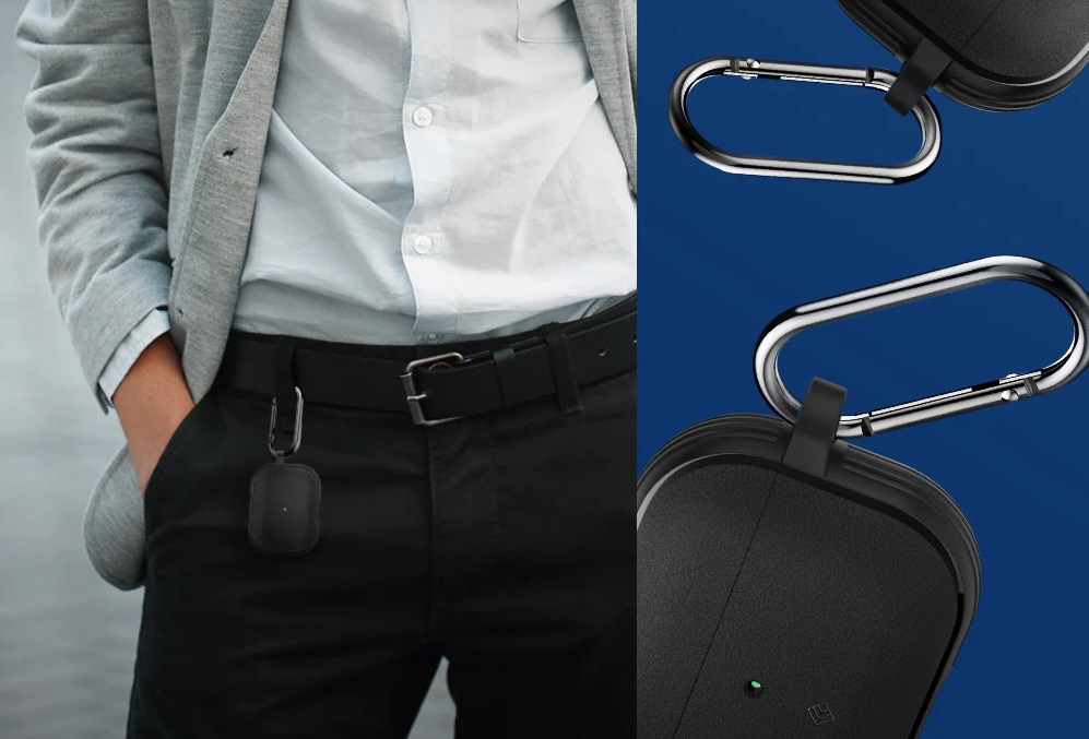 Spigen Caseology Vault Matte Black AirPods Pro (2nd Gen) fülhallgató tok