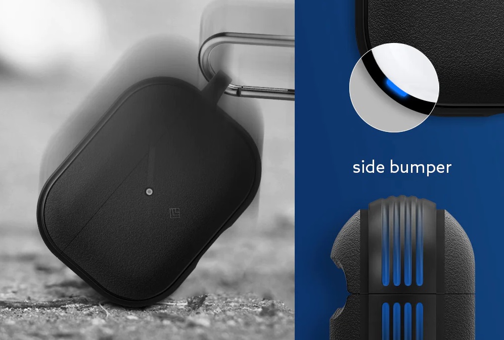 Spigen Caseology Vault Matte Black AirPods Pro (2nd Gen) fülhallgató tok